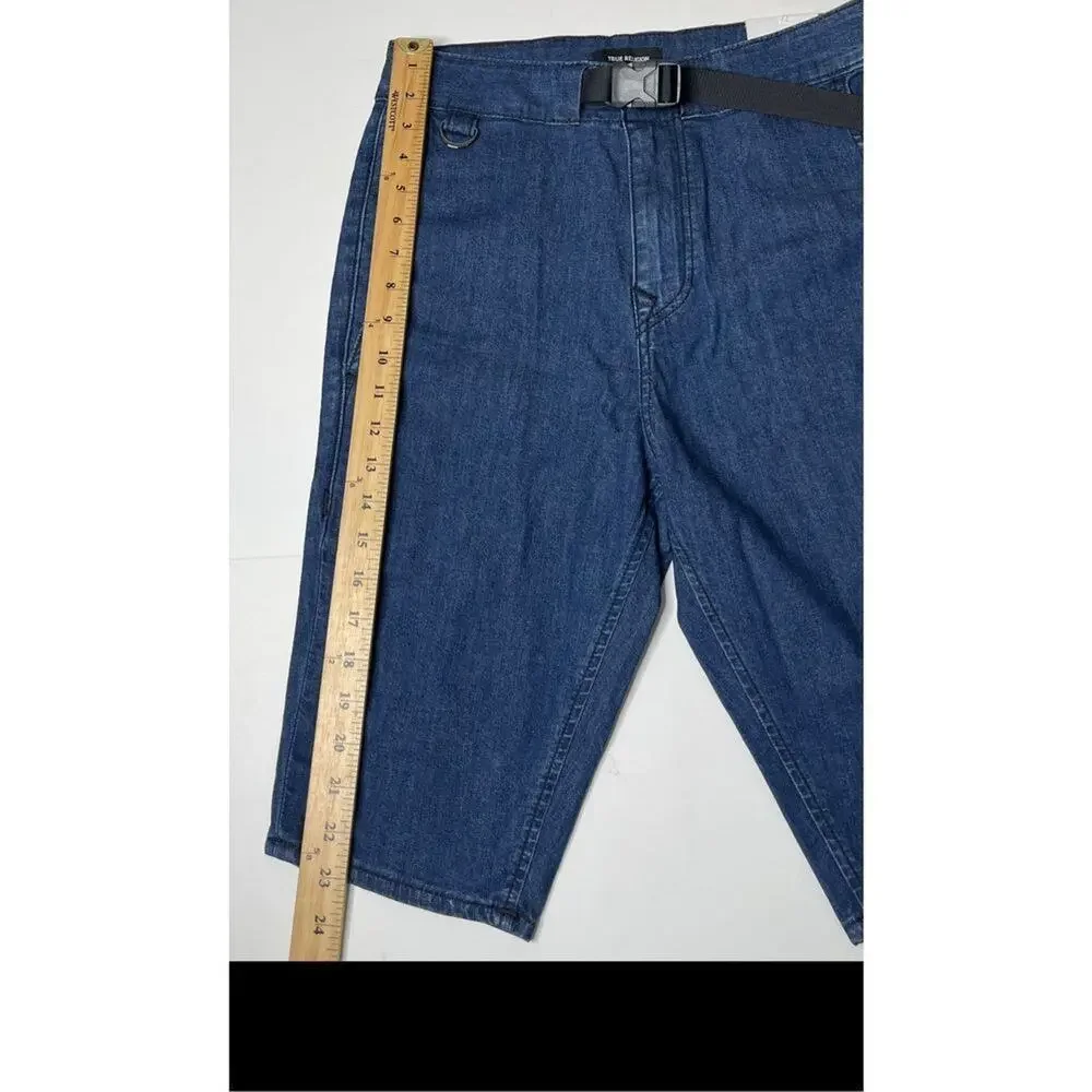 True Religion Mens Relaxed‎ Taper Logan Denim Shorts Pants Size 27 New